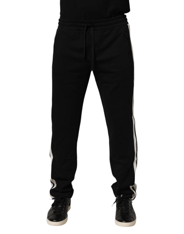 Dolce & Gabbana 100% Cotton joggers in black