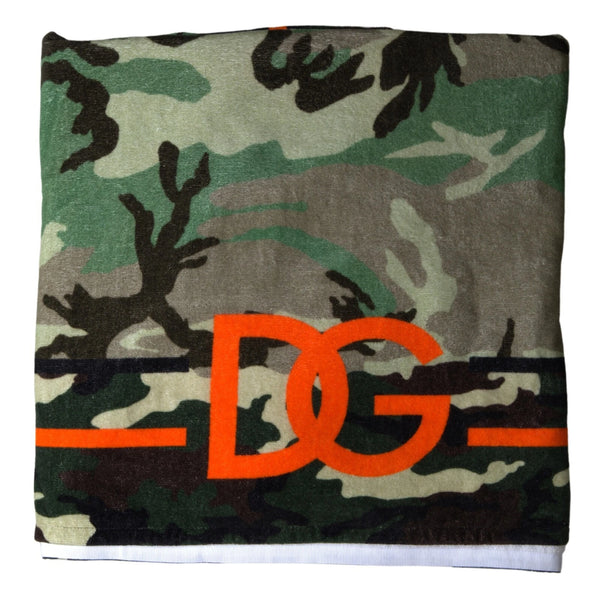Dolce & Gabbana 100% Cotton scarf in green