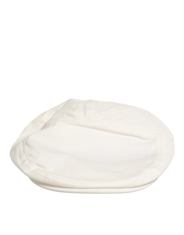 Dolce & Gabbana HAT9861 97% Cotton flat cap in white