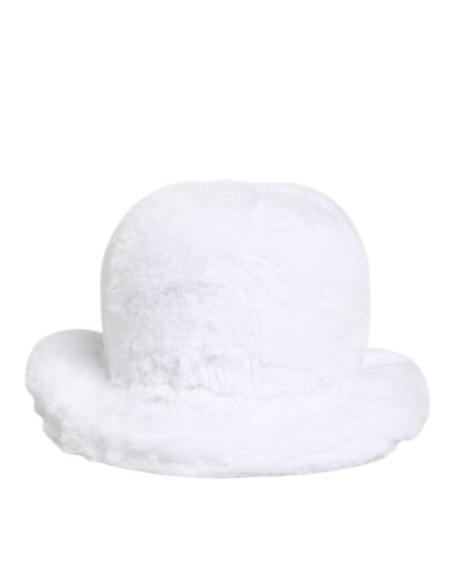 Dolce & Gabbana HAT9896 63% Modacrylic bucket hat in white