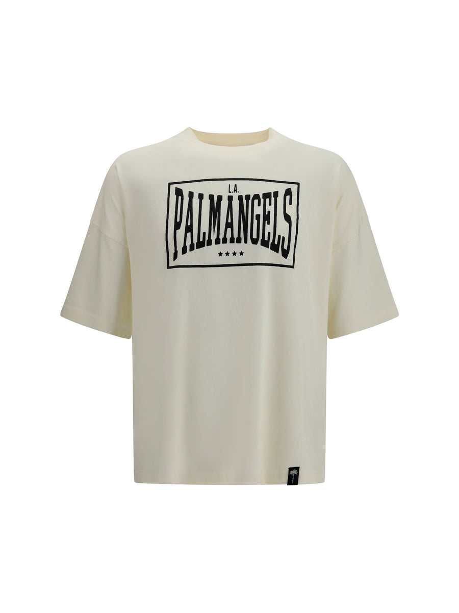 Palm Angels 100% Cotton t-shirt in white