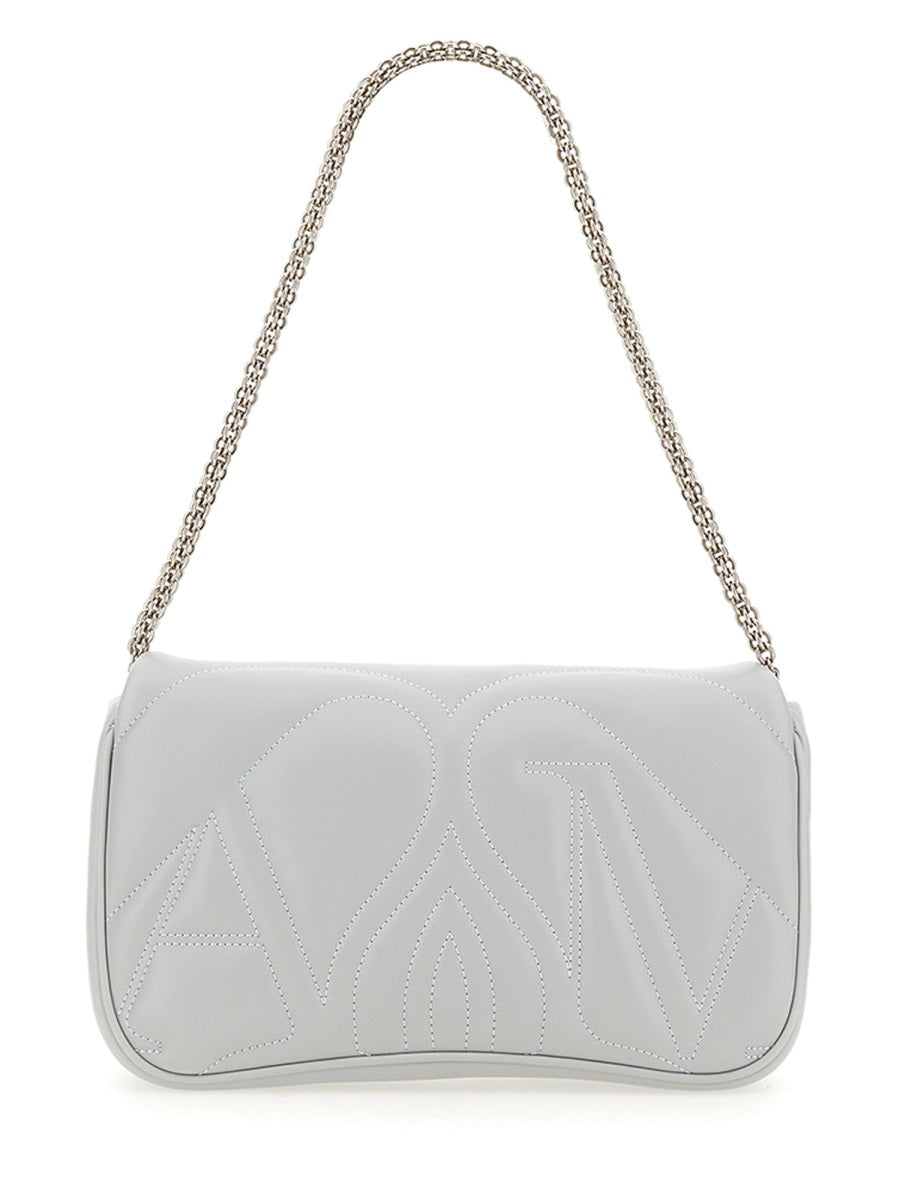 Shoulder Bag Seal Grey Leather