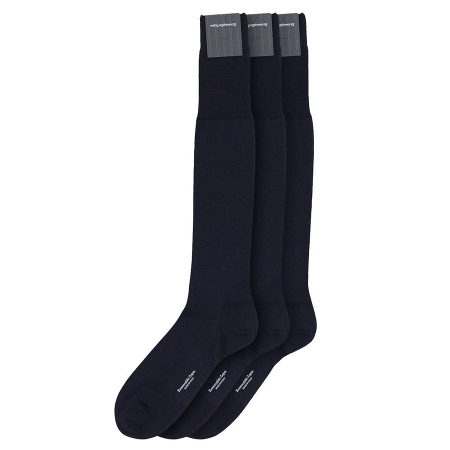 Navy Blue Wool Socks Clothing