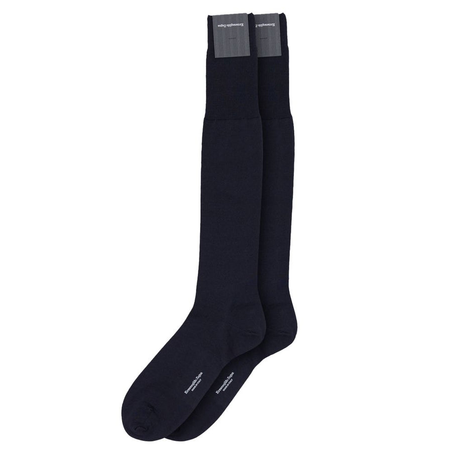 Zegna 75% Merino Wool socks in navy