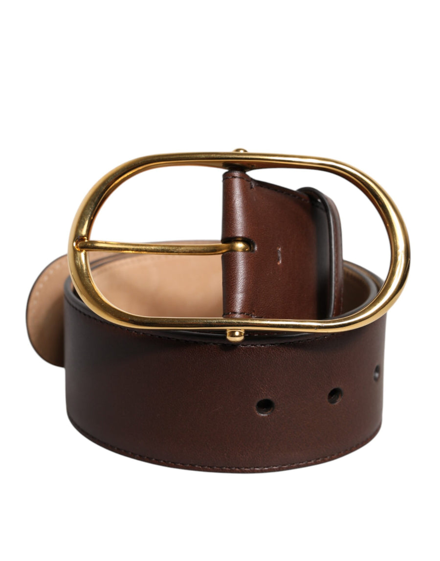 Dolce & Gabbana 100% Calf Leather belt in brown