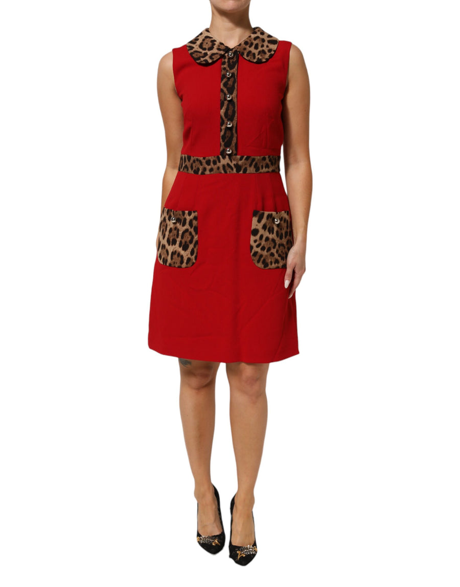 Dolce & Gabbana 32% Acrylic dress in red