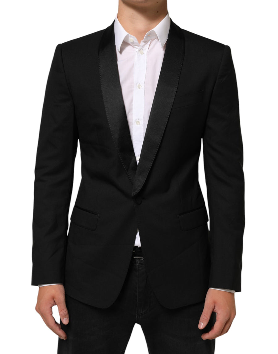 Dolce & Gabbana 5% Polyester blazer in black