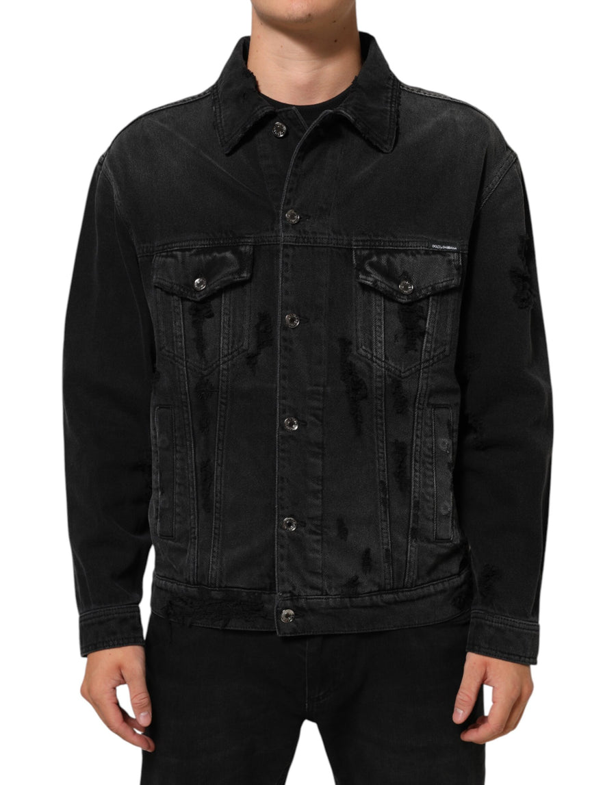 Dolce & Gabbana 98% cotton jacket in black