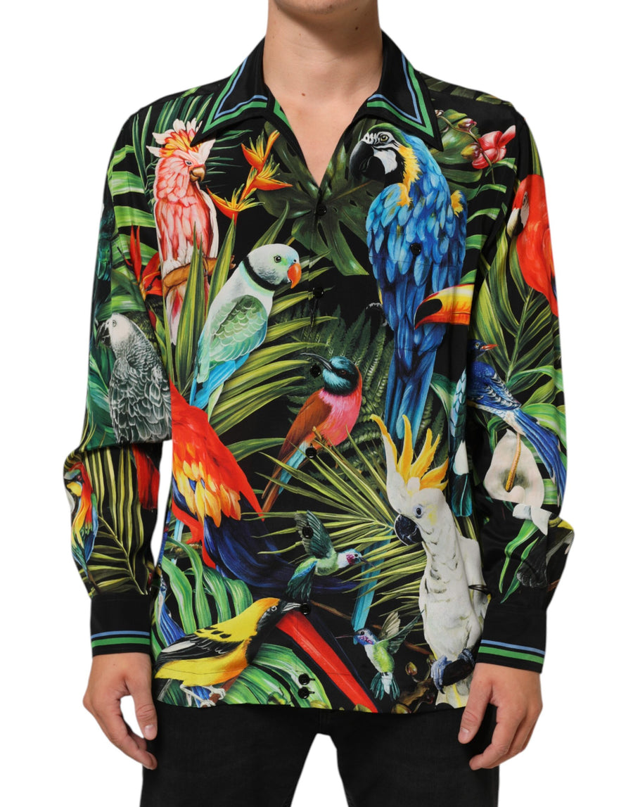 Dolce & Gabbana 100% Silk shirt in multicolor