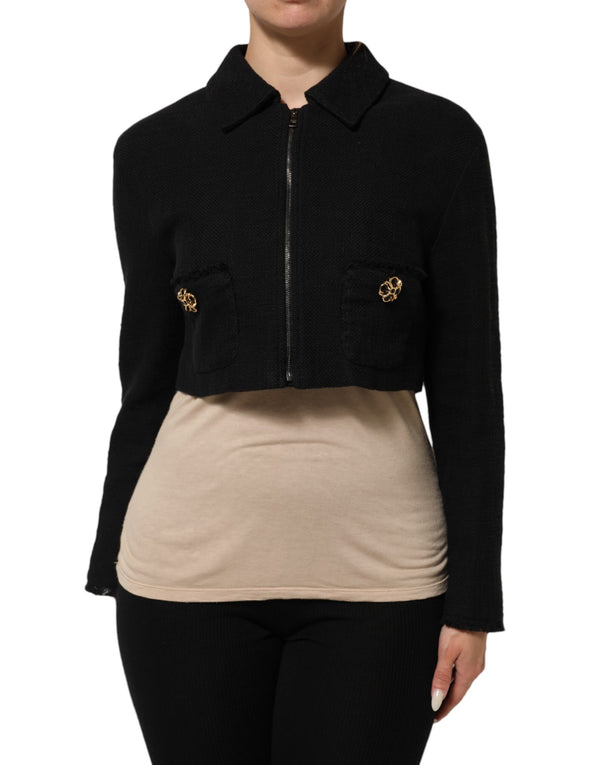 Dolce & Gabbana 97% Cotton jacket in black