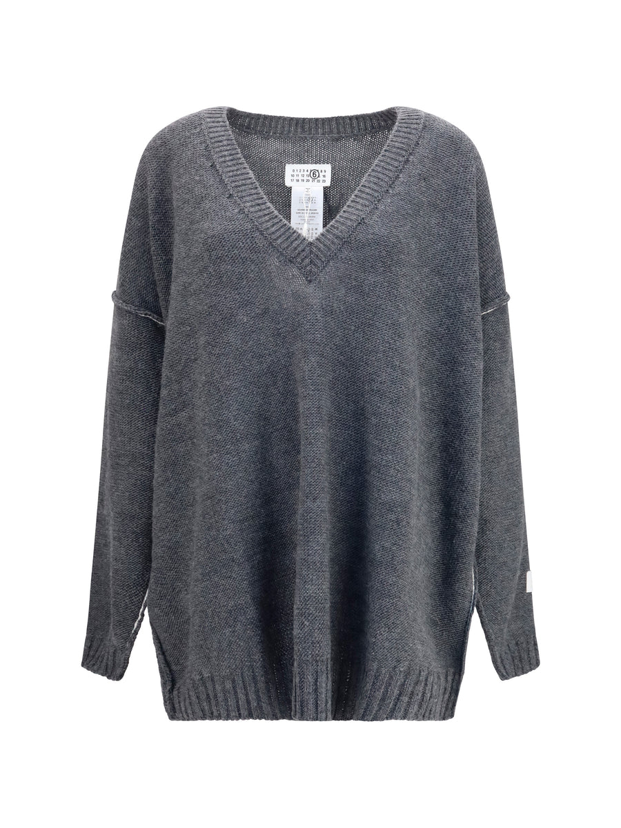 MM6 Maison Margiela 40% Acrylic sweater in gray