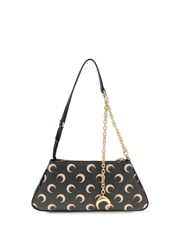 Marine Serre 63% Polyurethane shoulder bag in black