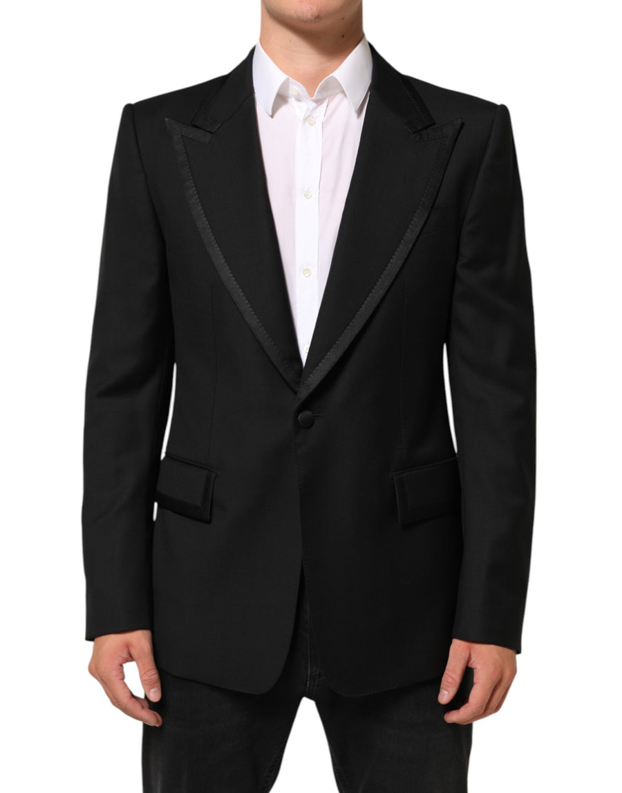 Dolce & Gabbana 02% Polyester blazer in black