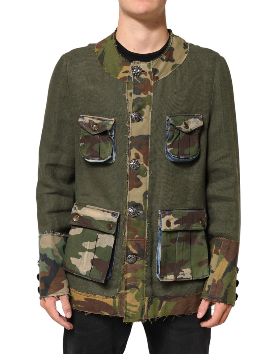 Dolce & Gabbana 28% Cotton jacket in brown