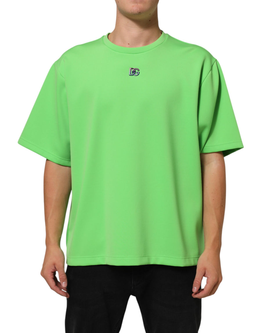 Dolce & Gabbana Cotton blend (16% EA t-shirt in green