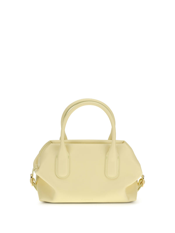 Themoirè Others Materials top handle bag in yellow