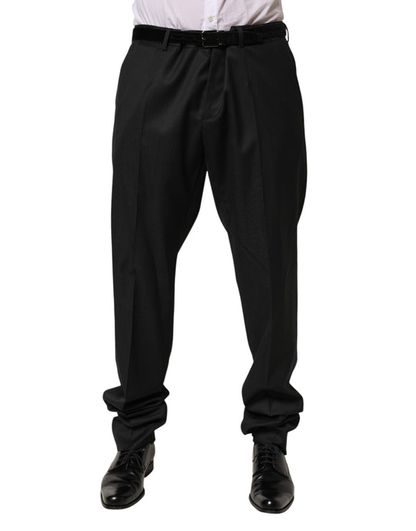 Dolce & Gabbana 100% Wool trousers in black