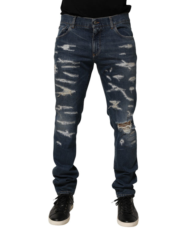 Dolce & Gabbana 98% Cotton jeans in blue