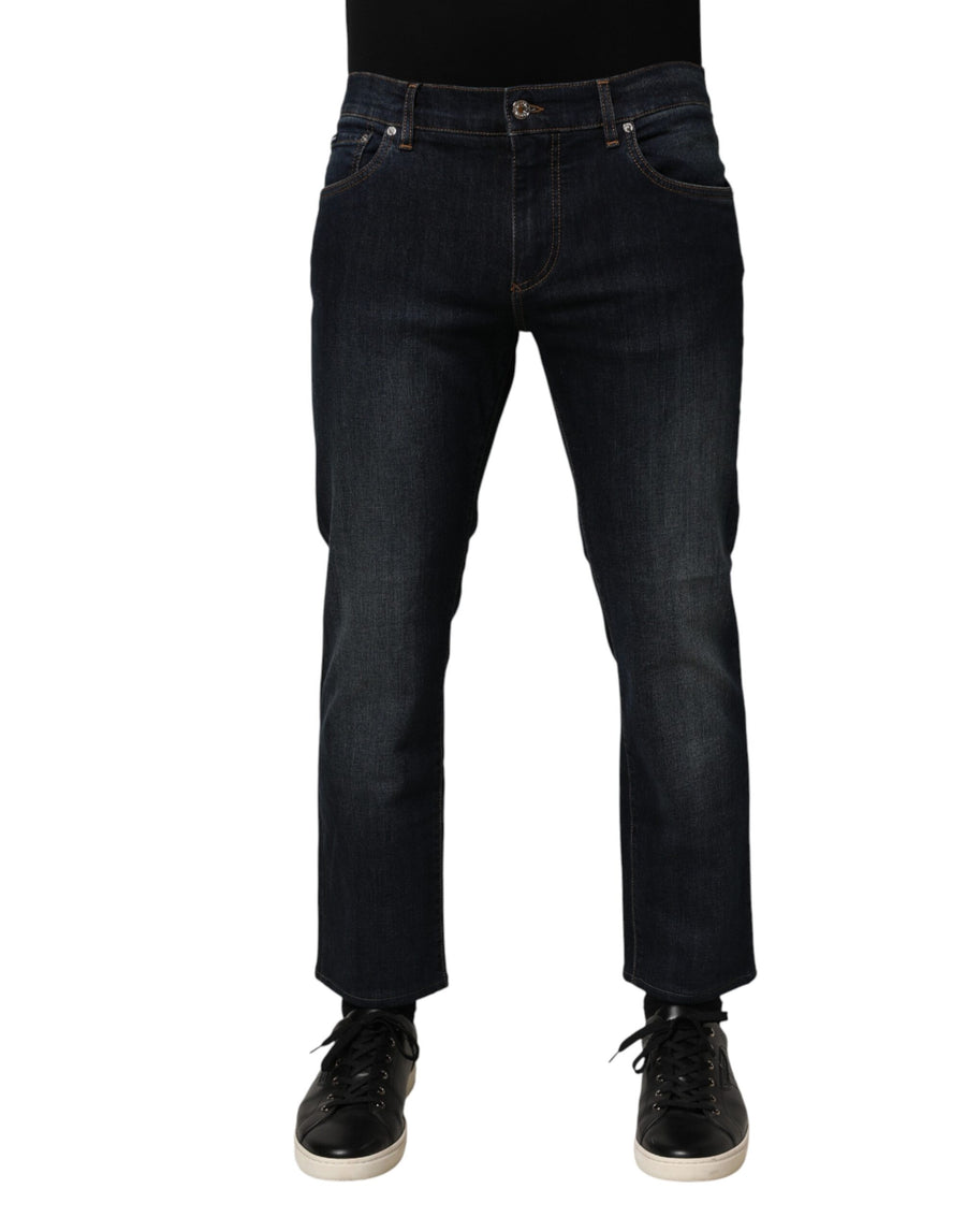 Dolce & Gabbana 98% Cotton jeans in navy