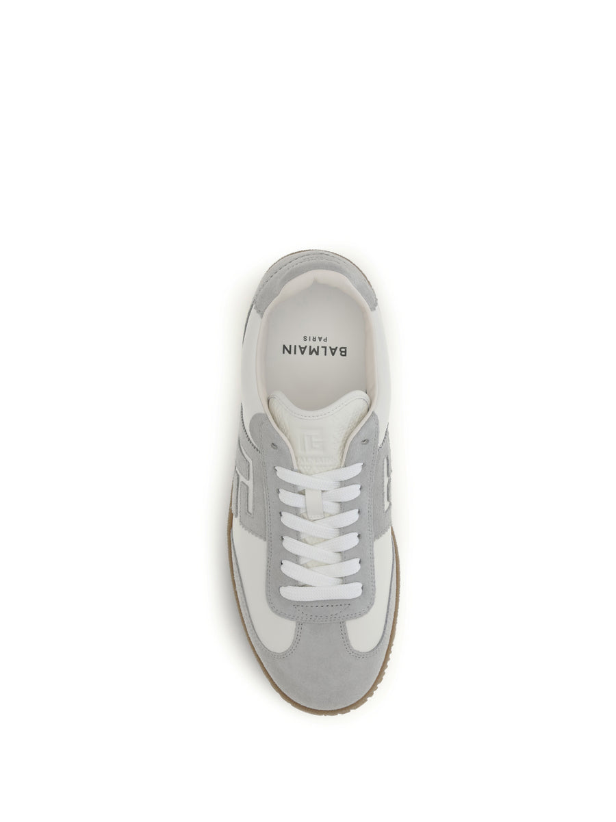 Sneakers Swan Suede And Smooth Leather Light Grey/white Trainers