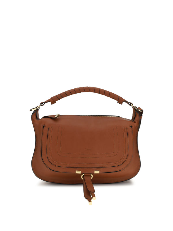 Chloé 100% Calf Leather Bos Taurus shoulder bag in brown