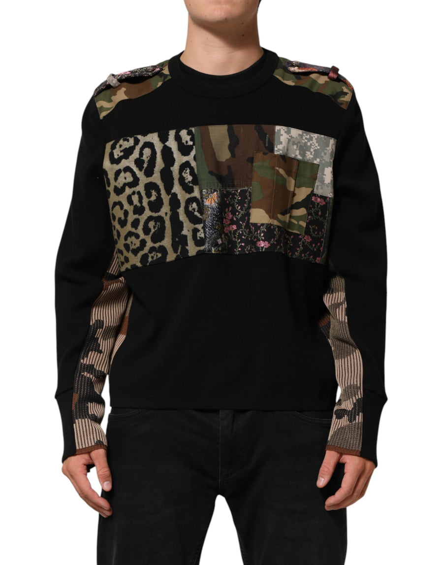 Dolce & Gabbana 70% Cotton sweatshirt in black