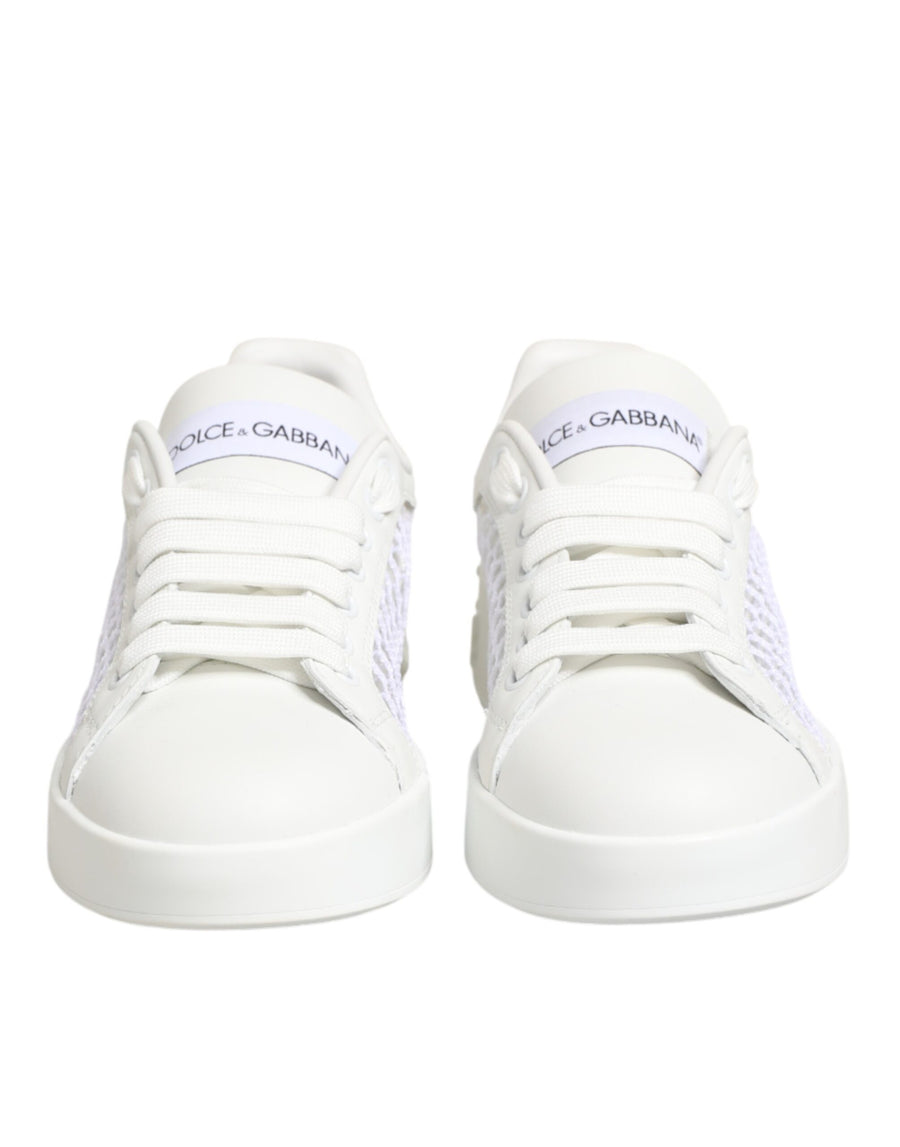 Dolce & Gabbana 80% Polyester sneaker in white