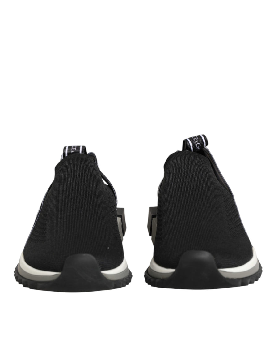 Dolce & Gabbana 05%EA + 10%PA + 70%PL + 15%VI (upper); 10%CO + 10%VI + 80%Calf (lining) sneaker in black