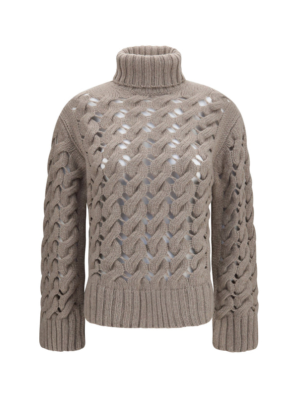 P.A.R.O.S.H. 100% virgin fleece wool sweater in gray