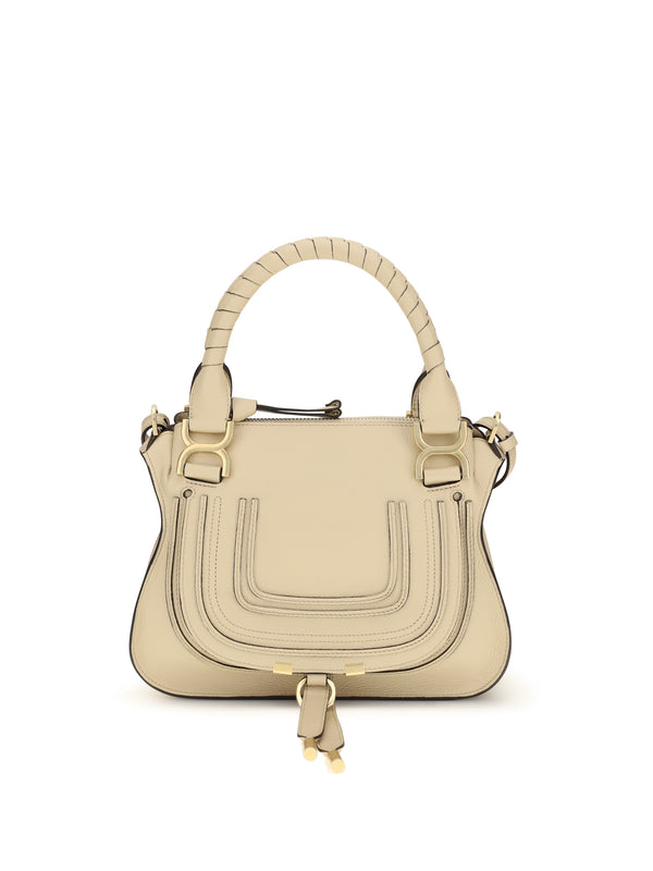 Chloé 100% calf leather shoulder bag in beige
