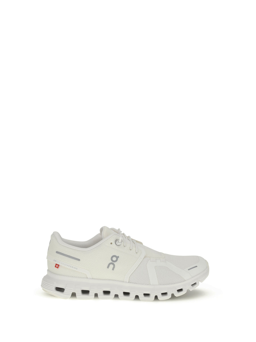 On UPPER: 50% RECYCLED POLYESTER; UPPER: 50% THERMOPLASTIC POLYURETHANE; SOLE: 100% RUBBER sneaker in white