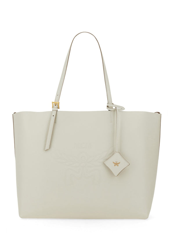 Shopping Bag Himmel White Cowhide Handbags