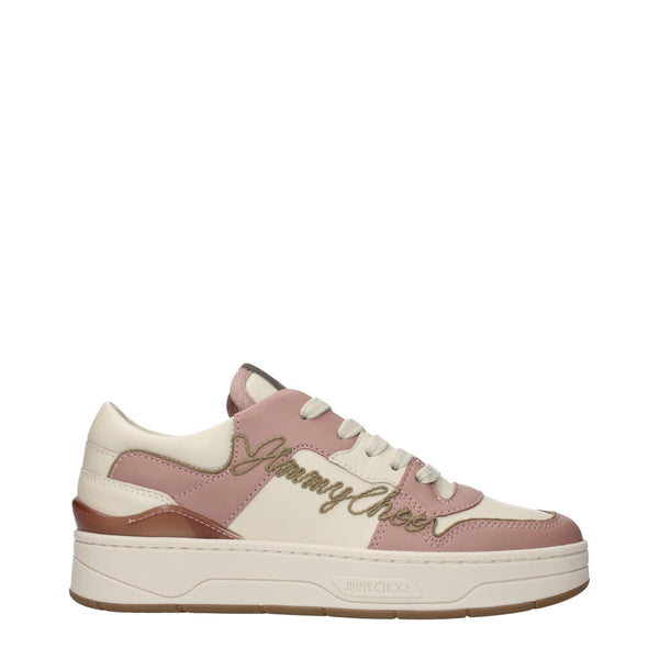 Jimmy Choo Leather sneaker in pink