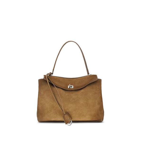 Balenciaga 100% Calf Leather Bos Taurus shoulder bag in brown