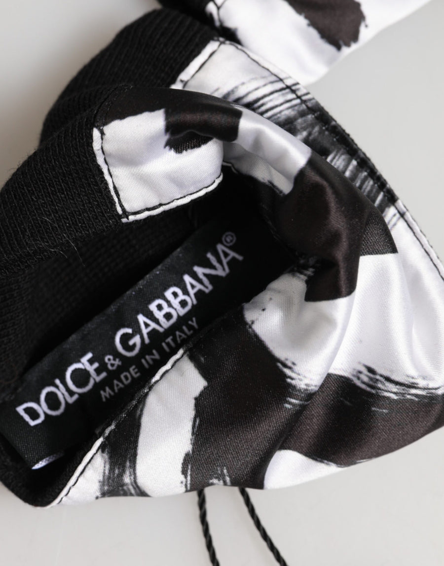 Dolce & Gabbana 100% Silk scarf in black