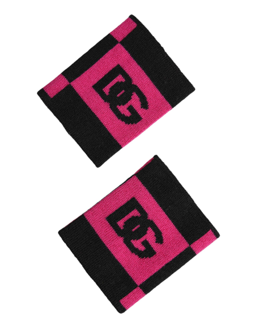 Dolce & Gabbana 60% wool wristband in black