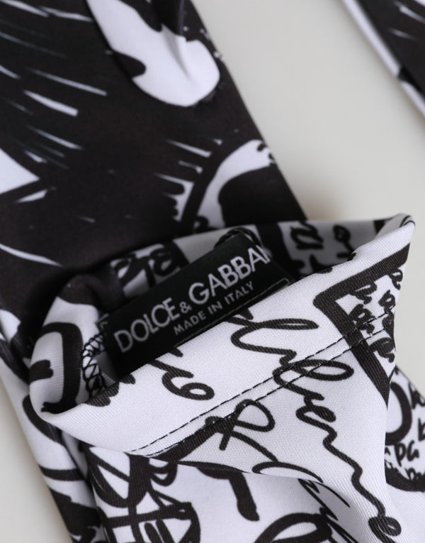 Dolce & Gabbana 10% Elastane gloves in black