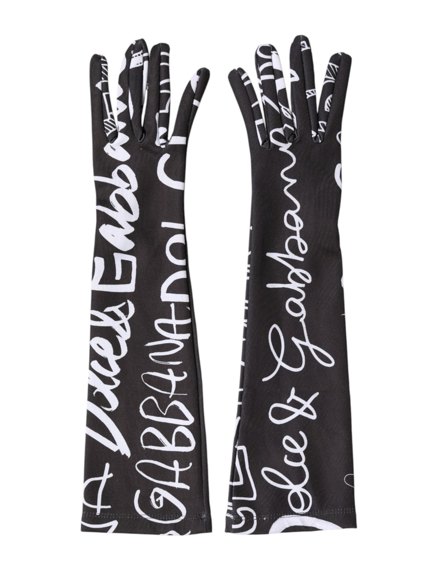 Dolce & Gabbana 10% Elastane gloves in black