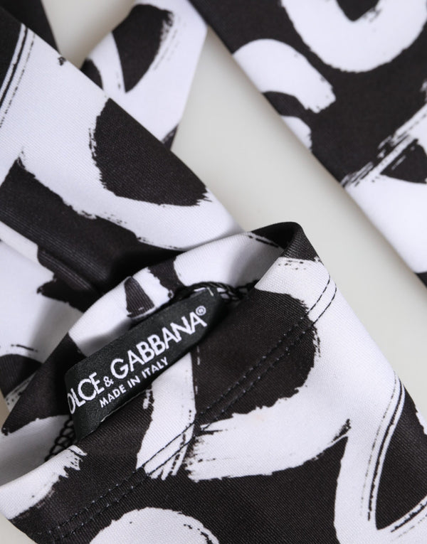 Dolce & Gabbana 10% elastane gloves in black