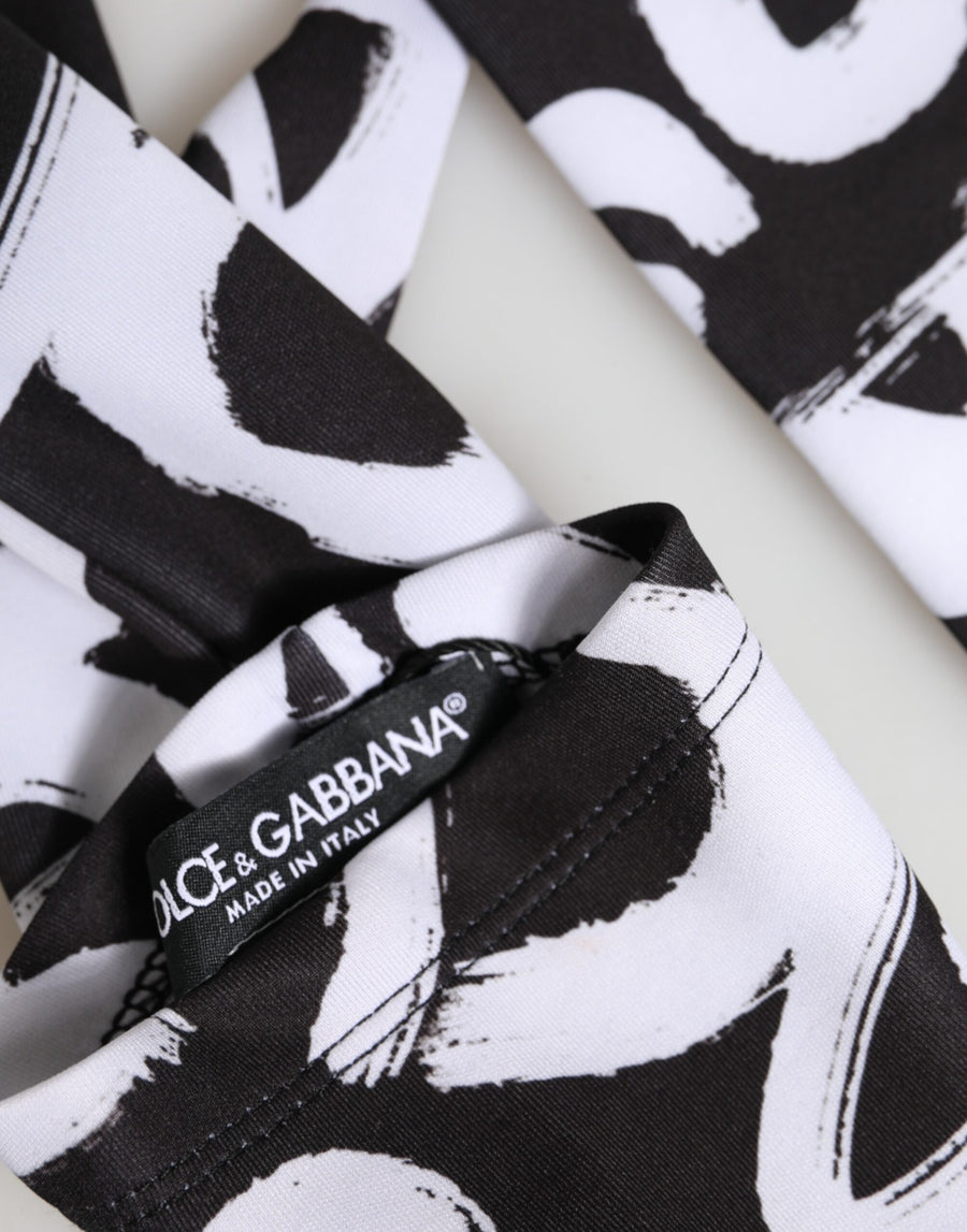 Dolce & Gabbana 10% elastane gloves in black