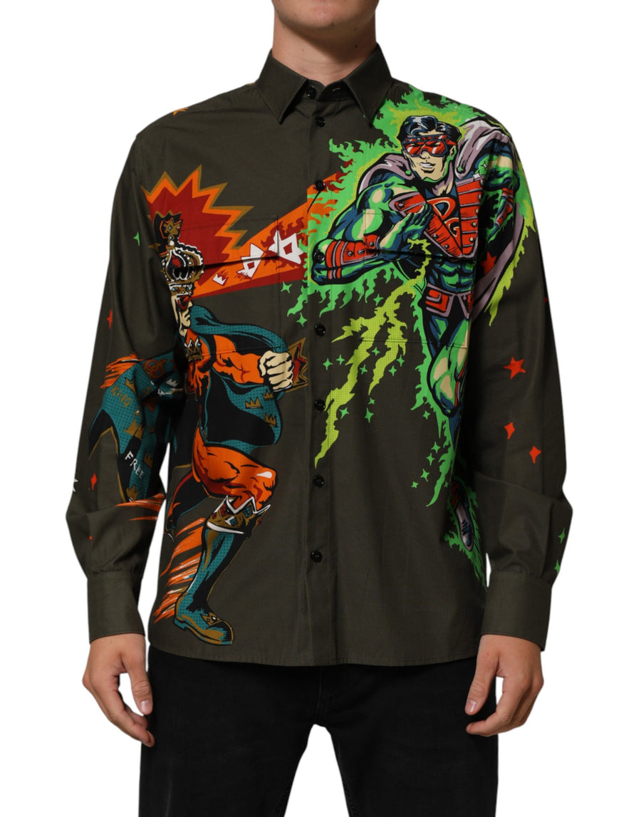 Dolce & Gabbana 100% Cotton shirt in brown