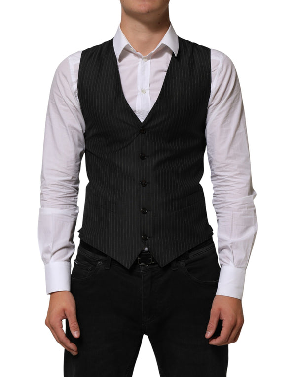 Dolce & Gabbana 40% Silk vest in black