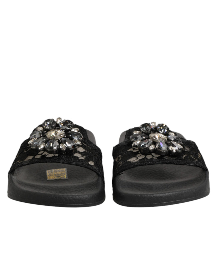 Dolce & Gabbana Cotton 38% slides in black