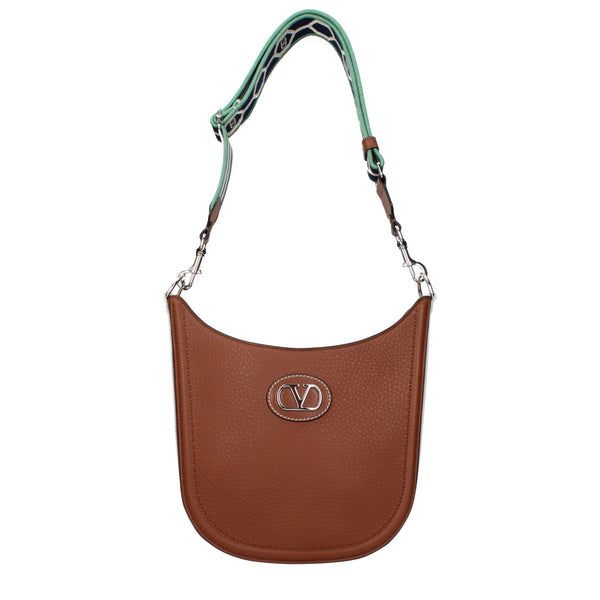 Valentino Garavani Leather crossbody bag in brown