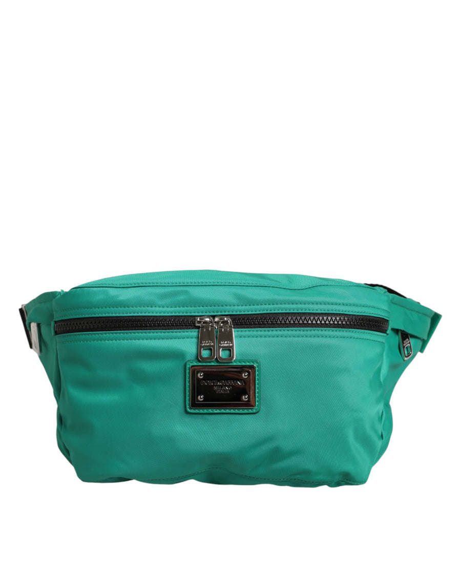 Dolce & Gabbana 15% Nylon belt bag in green