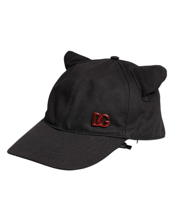 Dolce & Gabbana HAT9957 100% cotton (exterior) baseball cap in black