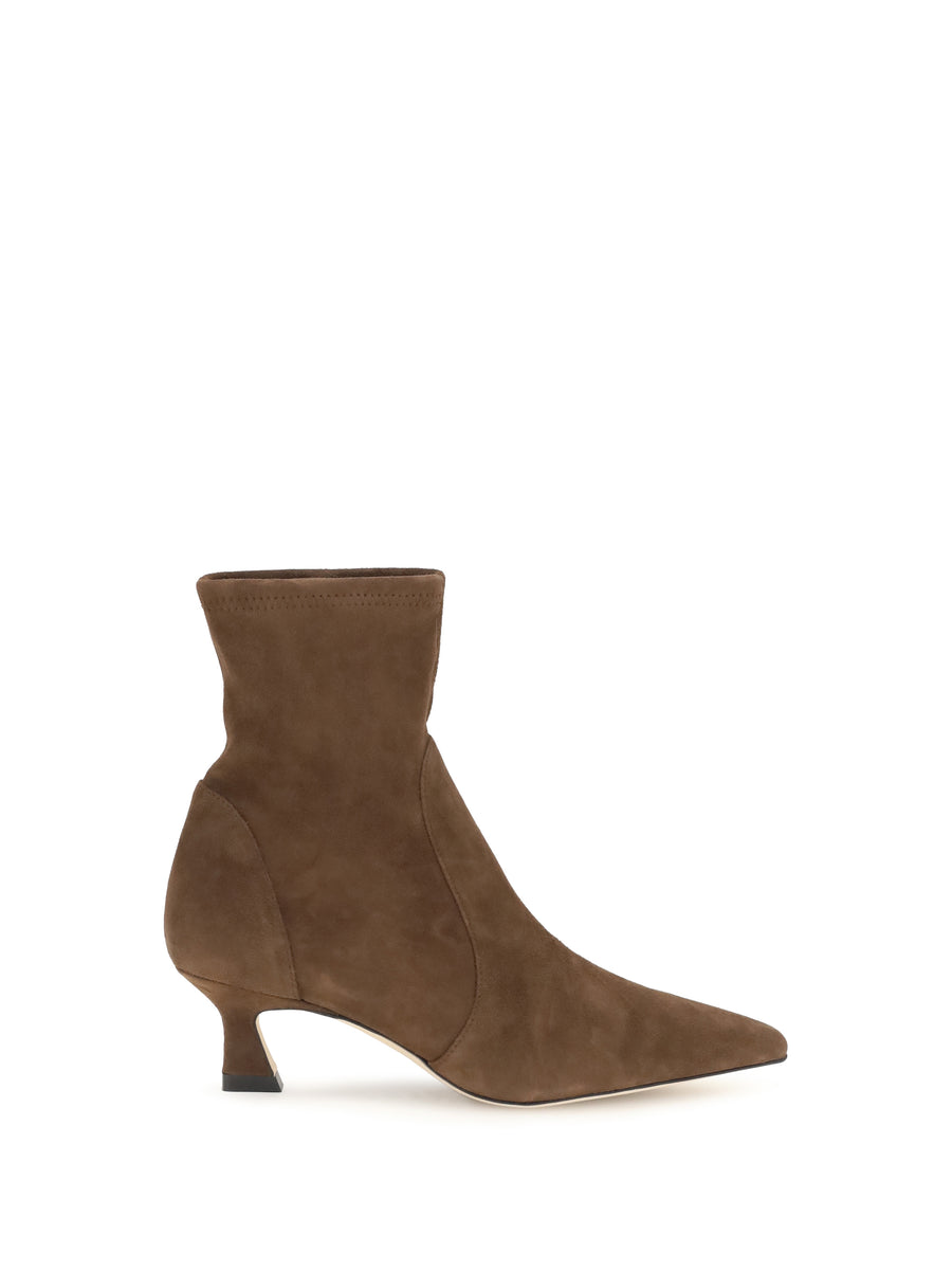 Stuart Weitzman 100% Calf Leather Bos Taurus ankle boot in brown