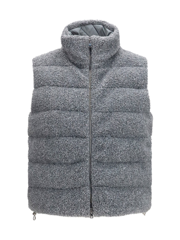 Herno Outer: 100% Polyester; Inner: 100% Polyester vest in gray