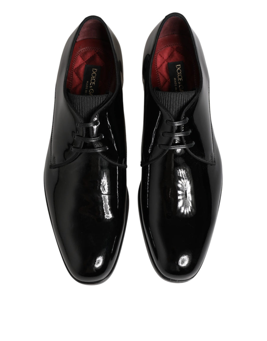 Dolce & Gabbana 100% Calf leather upper derby in black
