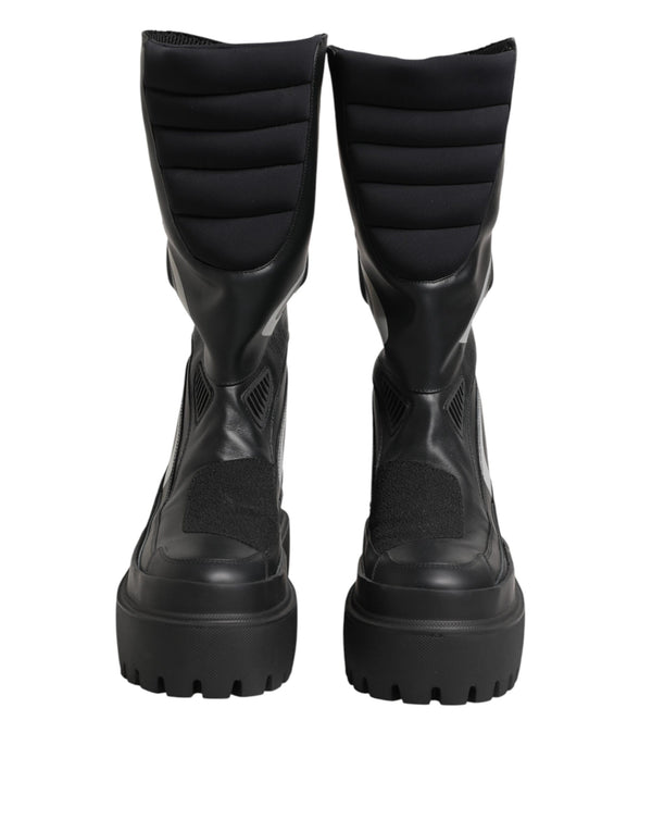 Dolce & Gabbana Leather upper boot in black